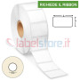 40x23 mm Etichette VELLUM adesive in rotolo stampabile a trasferimento termico