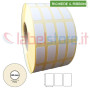 Etichette adesive mm 10x21 Vellum 4 piste in rotolo stampabile a trasferimento termico