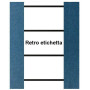 68x38 mm Etichette cartoncino Vellum bianco per frontalini e cartellini