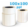 100x100 mm Rotolo etichette adesive  PPL bianco da 500 pz