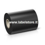 Ribbon nero 110x450 mt CERA PREMIUM ink out per stampante termica di etichette