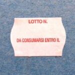 Etichette PRIX 26x18 BIANCO per prezzatrici adesivo permanente stampato Lotto e scadenza
