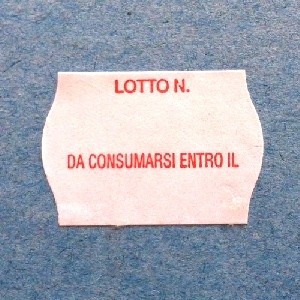 Etichette PRIX 26x18 BIANCO stampa 1 colore adesivo Permanente per prezzatrici