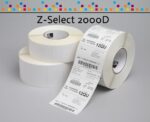 Etichette Zebra Z-Select 2000D mm 31x22 adesivo permanente - 12 Rotoli