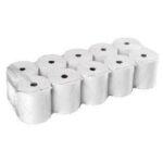 Rotolo mm 80x80 mt in carta termica omologata per scontrini fiscali 10 pz