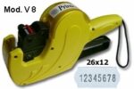 Prezzatrice Printex V8 per etichette 26x12 con 1 linea di stampa a 8 cifre
