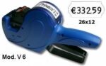 Prezzatrice Printex V6 per etichette 26x12 con 1 linea di stampa a 6 cifre