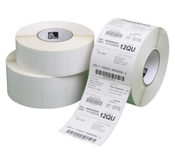 Etichette Zebra Z-Select 2000D mm 31x22 adesivo permanente - 12 Rotoli