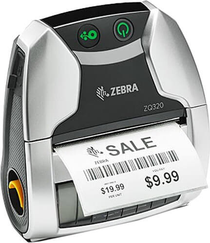 Rotolo mm 76x20 mt carta termica per stampanti portatili Zebra 80 pz