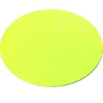 Etichetta ovale 37x28 mm GIALLO fluorescente adesive in confezione da 24 rotoli