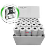 Rotolo mm 76x20 mt carta termica per stampanti portatili Zebra 80 pz