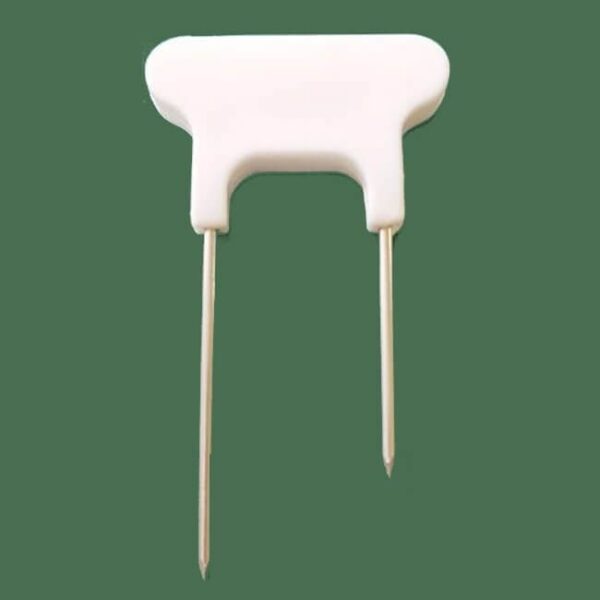 Supporto doppia punta acciaio per cartellini e segnaprezzi conf. 20 pz