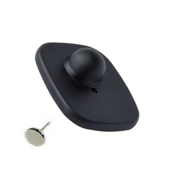 Placca rigida antitaccheggio MINI HARD TAG completo di chiodo 1000 pz