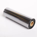 RIBBON 110x74 mt CERA nero qualità premium per stampa a trasferimento termico