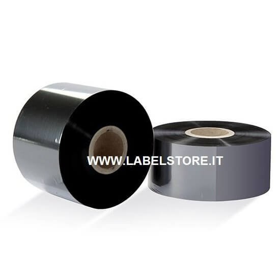 Ribbon 55x300 mt CERA nero trasferimento termico alta qualità Ink OUT con sconto quantità