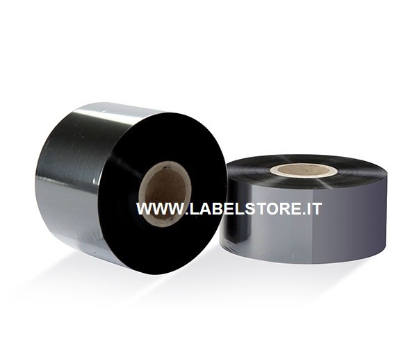 Ribbon 60x300 mt CERA nero Ink Out per stampa a trasferimento termico