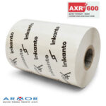 RIBBON BIANCO mm 110x300 RESINA AXR600W iNKANTO per stampa a trasferimento termico