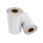 Ribbon BIANCO mm 80x300 Mt RESINA per stampanti trasferimento termico ink out