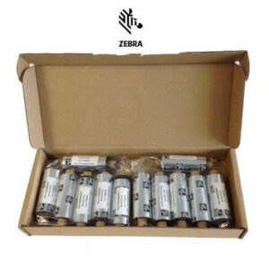 Ribbon ZEBRA mm 84x74 mt CERA per stampa trasferimento termico - 12 pz 02300GS08407
