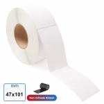 47x101 mm Etichetta TERMICA diretta neutra adesiva stampabile in rotolo da 700 pz
