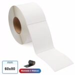 Etichette adesive 60x80 mm VELLUM per stampa a trasferimento termico 800 pz