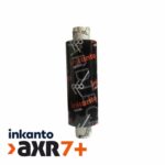 Ribbon 83x74 Mt RESINA AXR7+ INKANTO nero per stampa a trasferimento termico