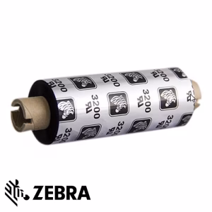 Ribbon Zebra mm 84x74 mt CERA RESINA 3200 per trasferimento termico 12 pz