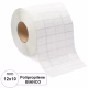 Rotolo etichette 12x10 mm PPL polipropilene bianco lucido adesive stampabili