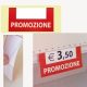 cartello segnaprezzo in pvc per scaffale e stampa promozione