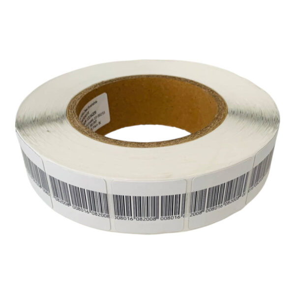 Etichetta 25x25 mm adesiva disattivabile per antitaccheggio a radiofrequenza 2000 pz