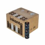 Ribbon 110x74 mt CERA RESINA APR6 Inkanto nero ink OUT alta qualità Conf 25 pz