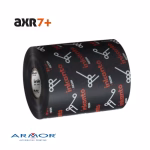 Ribbon 80x300 Mt RESINA AXR7+ INKANTO nero per stampa a trasferimento termico