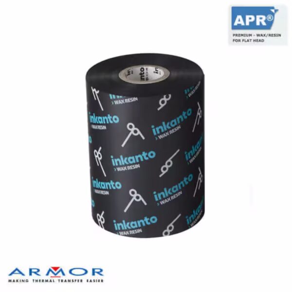 Ribbon CERA RESINA 110x300 mt APR6 Inkanto Ink OUT alta qualità