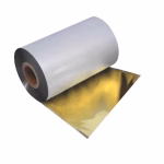 Ribbon mm 80x250 Mt colore ORO in CERA-RESINA per stampa trasferimento termico