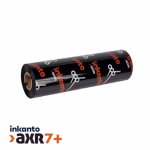 Ribbon 110x74 Mt RESINA AXR7+ INKANTO nero per stampa a trasferimento termico