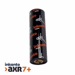 Ribbon 110x74 Mt RESINA AXR7+ INKANTO nero per stampa a trasferimento termico