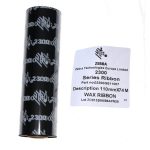 Ribbon Zebra 110x74 mt CERA 2300 per trasferimento termico scatola 12 pz