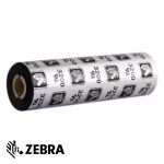 Ribbon Zebra 110x74 Mt CERA RESINA NERO per stampa a trasferimento termico