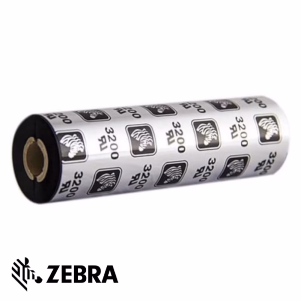 Ribbon Zebra 110x74 Mt CERA RESINA NERO per stampa a trasferimento termico