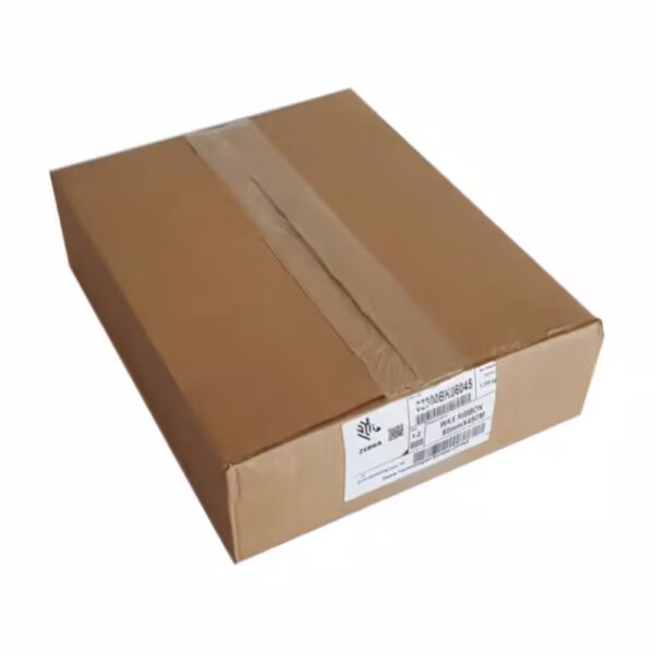 Ribbon ZEBRA 60x450 mt CERA nero per stampa a trasferimento termico 12 pz