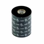 Ribbon Zebra 89x450 mt CERA nero pezzo SINGOLO per trasferimento termico 02300BK08945